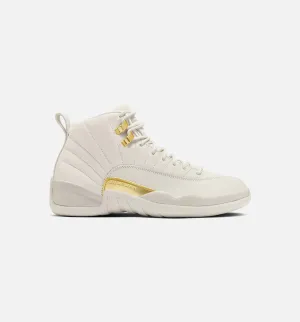 Air Jordan 12 Retro Phantom Chaussure de Style de Vie pour Femmes - Phantom/Or Métallique/Blanc