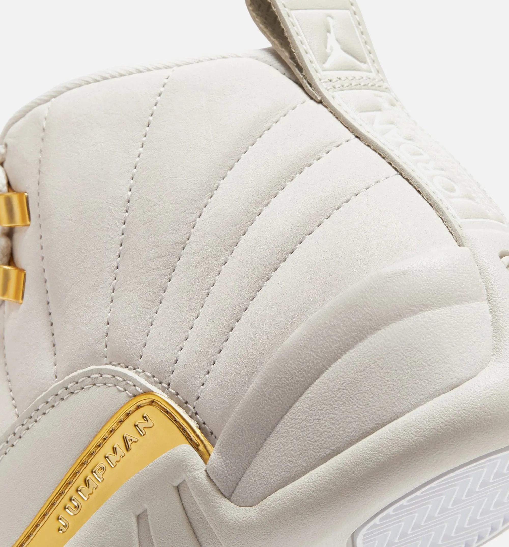 Air Jordan 12 Retro Phantom Chaussure de Style de Vie pour Femmes - Phantom/Or Métallique/Blanc