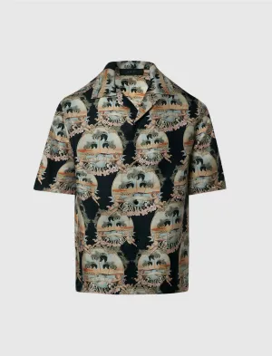 T-SHIRT PALMIER IMPRIMÉ