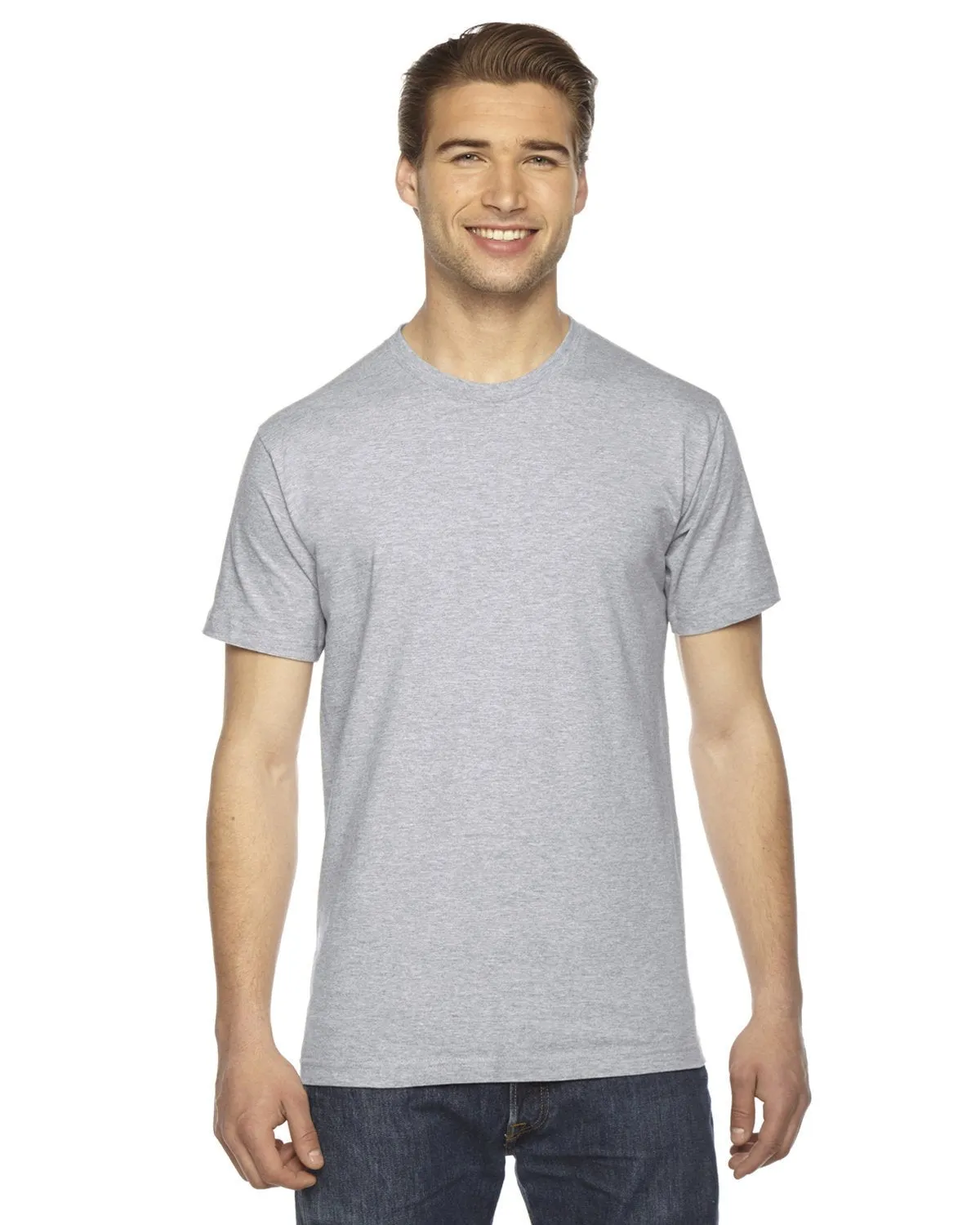 T-shirt unisexe American Apparel 2001 en fine jersey fabriqué aux États-Unis