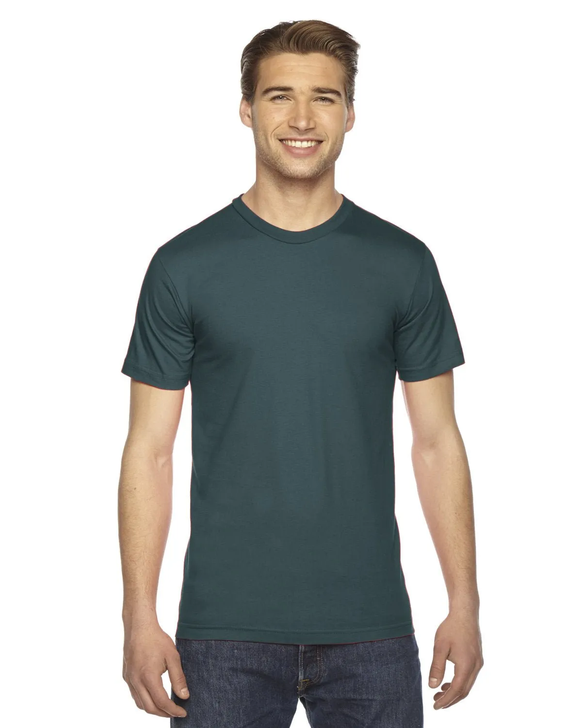 T-shirt unisexe American Apparel 2001 en fine jersey fabriqué aux États-Unis