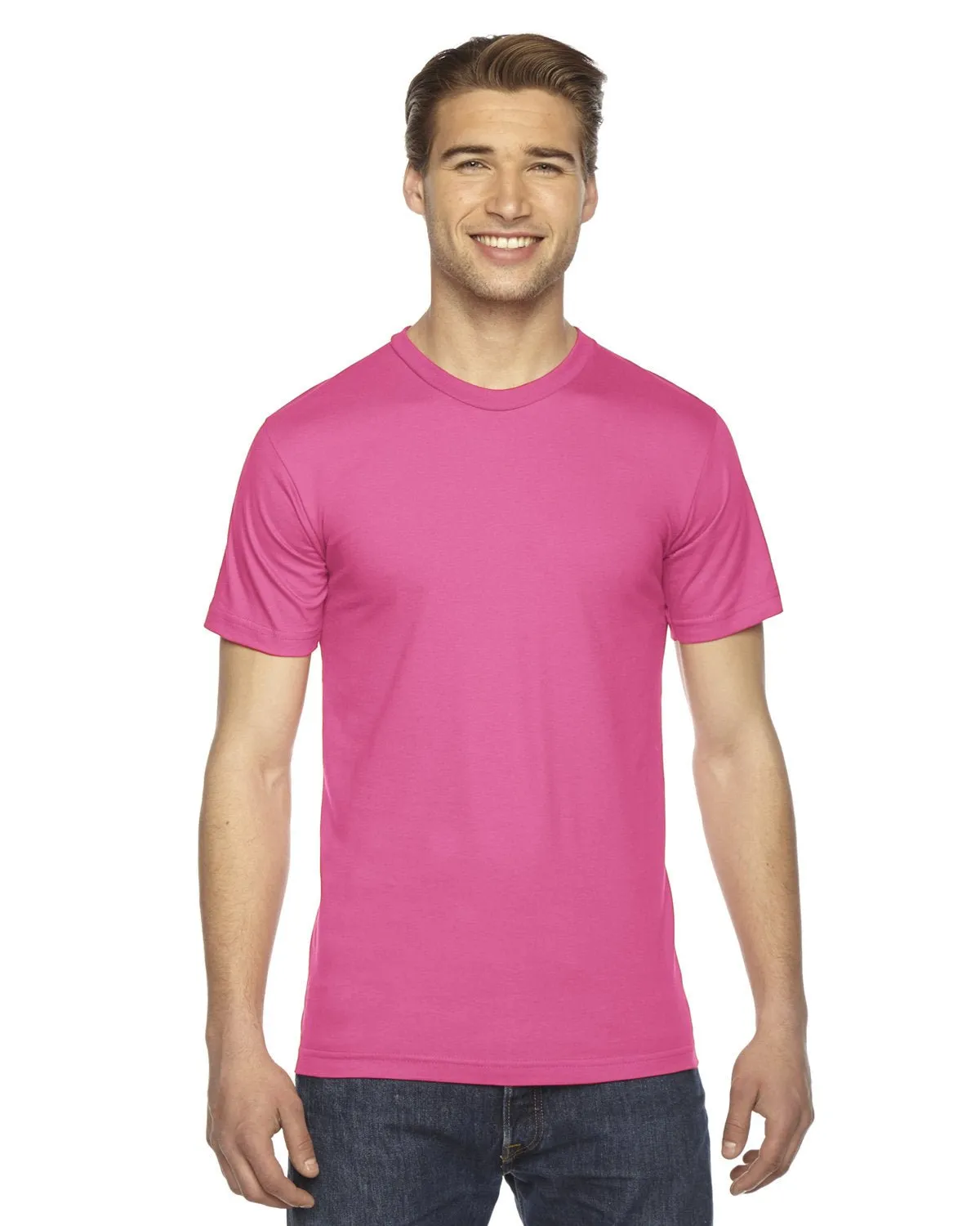 T-shirt unisexe American Apparel 2001 en fine jersey fabriqué aux États-Unis
