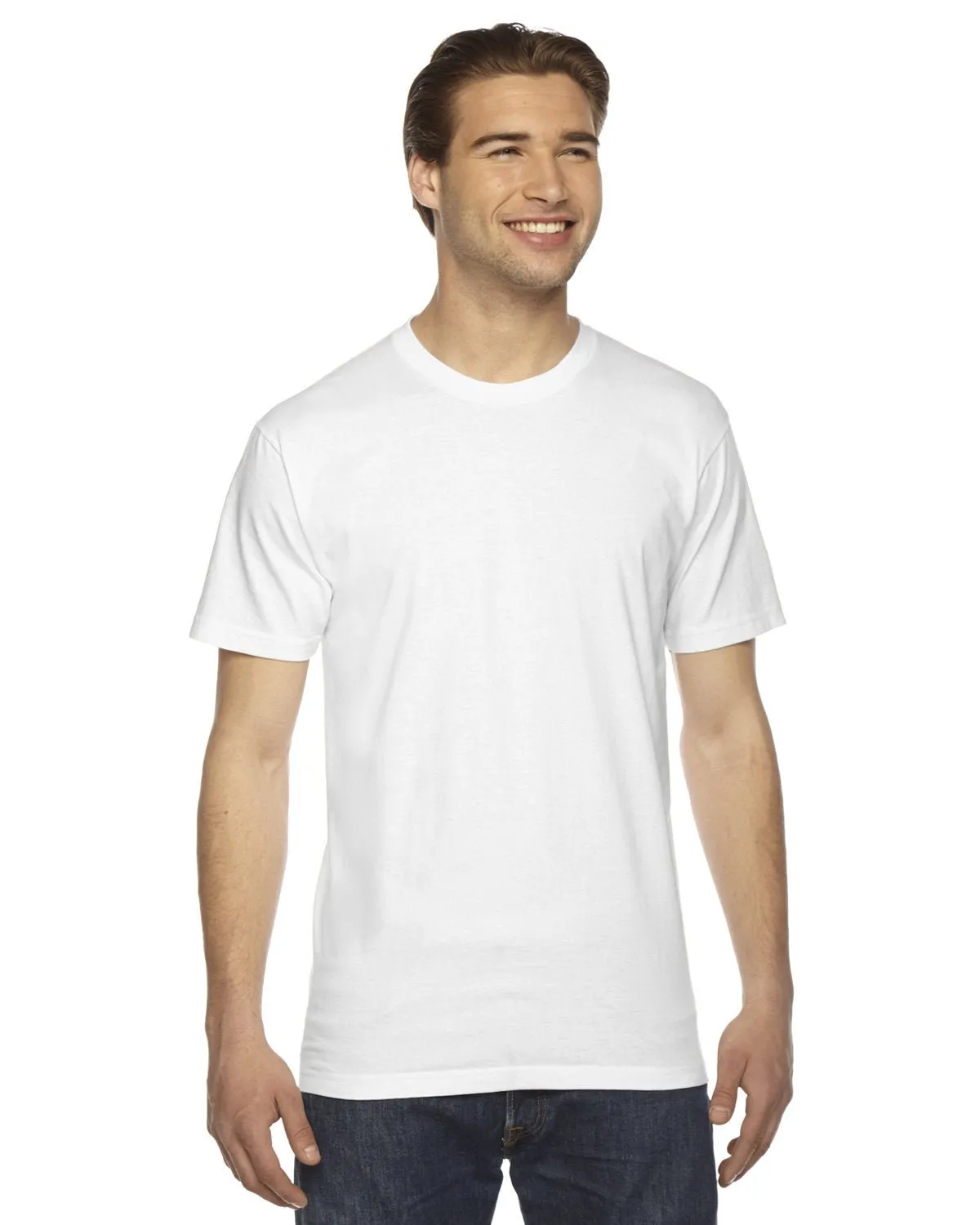T-shirt unisexe American Apparel 2001 en fine jersey fabriqué aux États-Unis