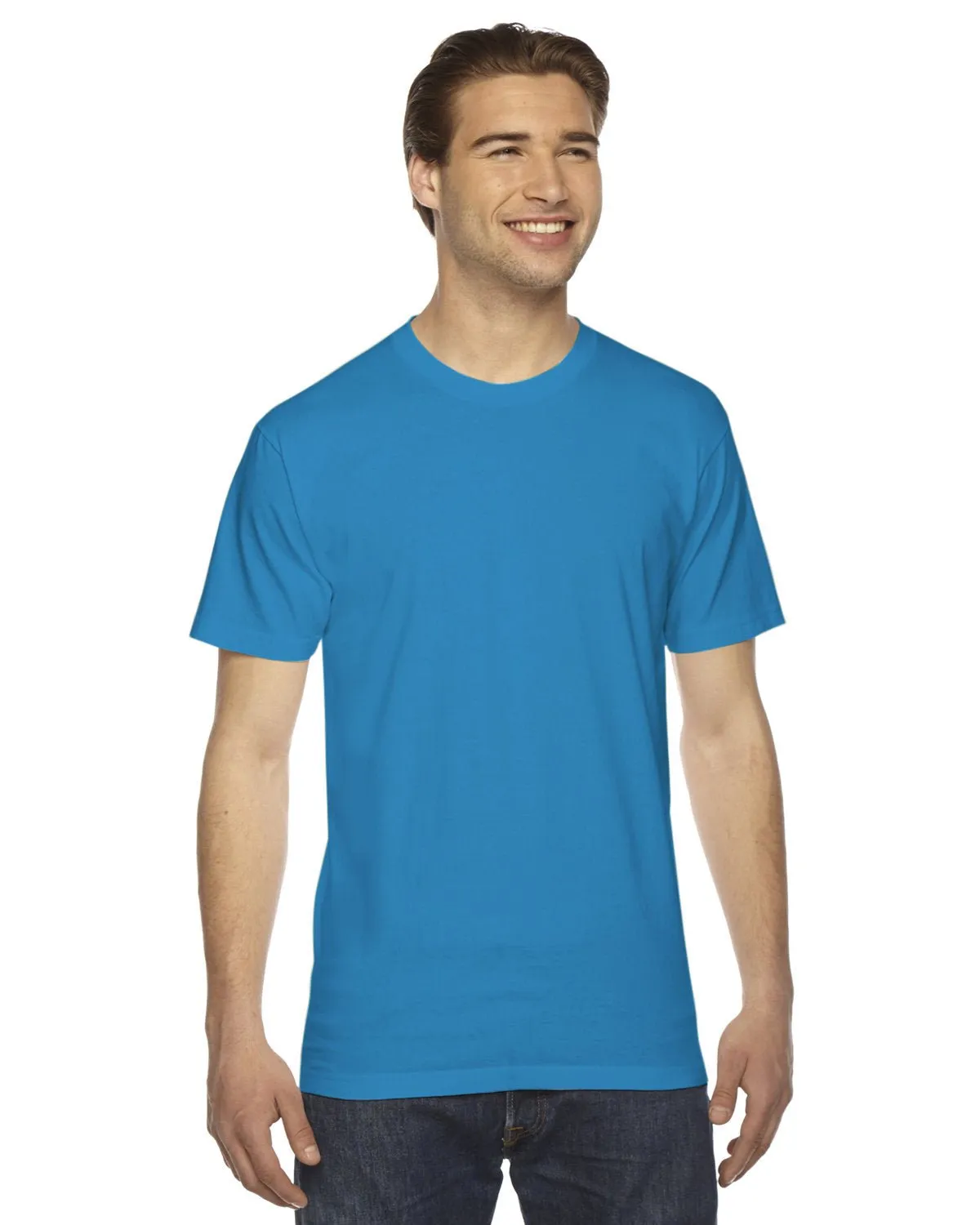 T-shirt unisexe American Apparel 2001 en fine jersey fabriqué aux États-Unis
