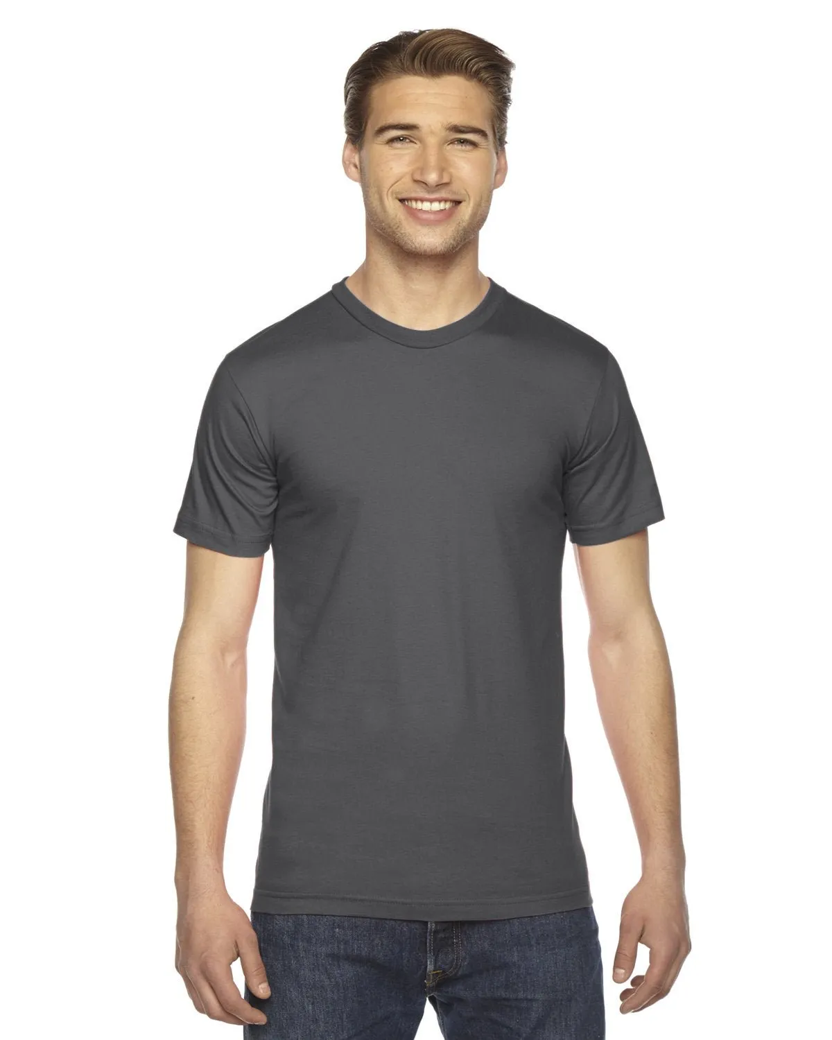 T-shirt unisexe American Apparel 2001 en fine jersey fabriqué aux États-Unis