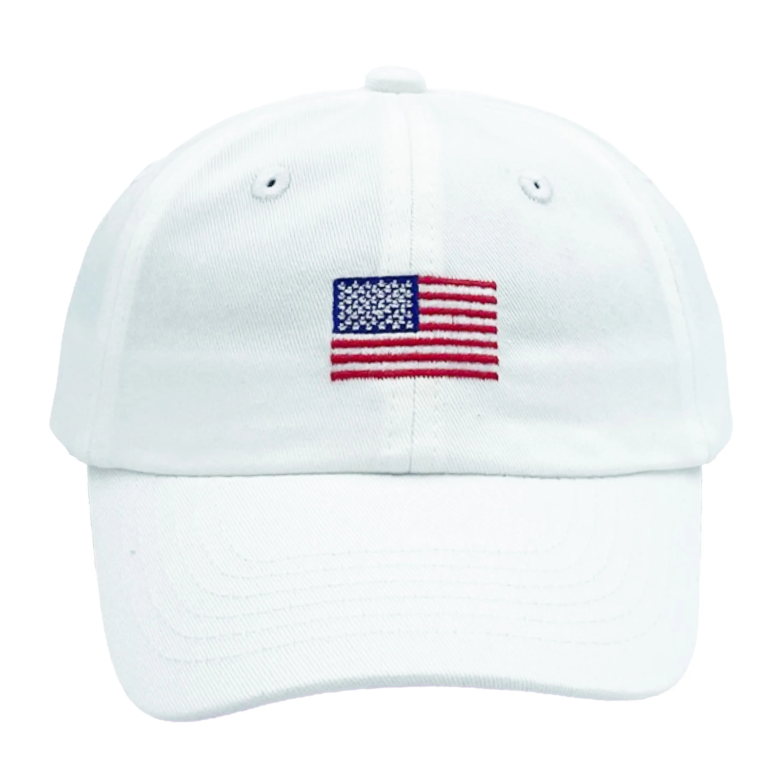 Casquette de baseball avec nœud drapeau américain (filles) Babykids_Bits-Bows