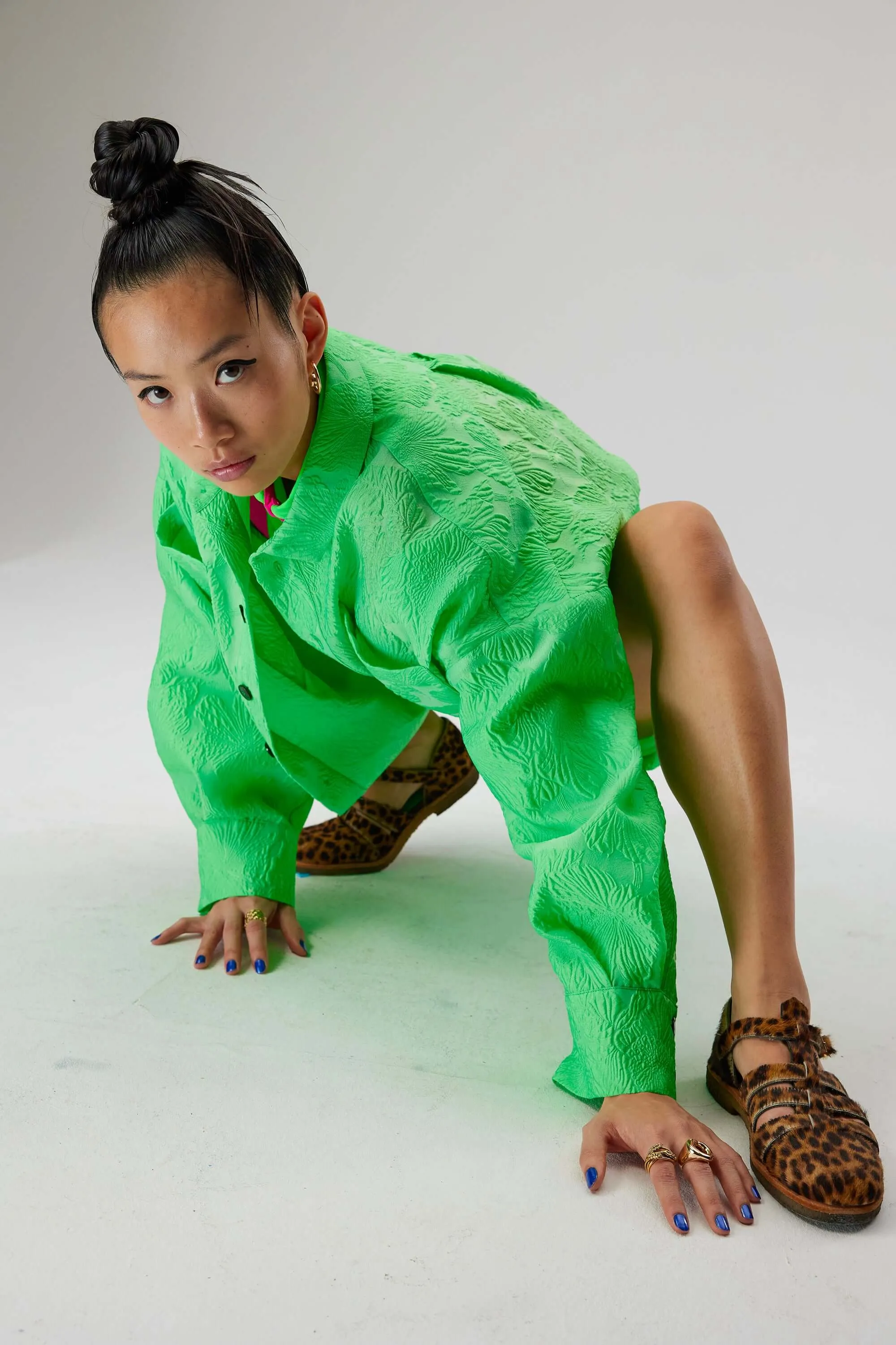 Chemise Astrée en Cactus gaufré