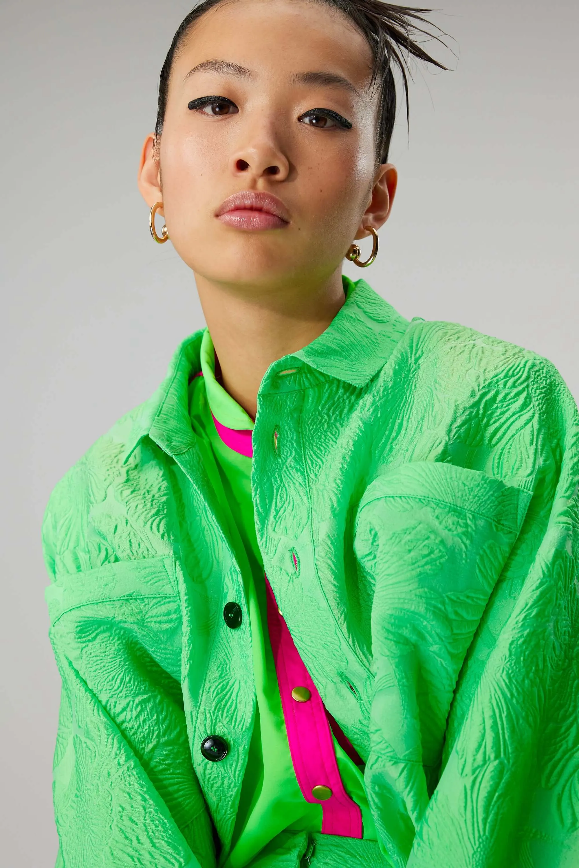 Chemise Astrée en Cactus gaufré