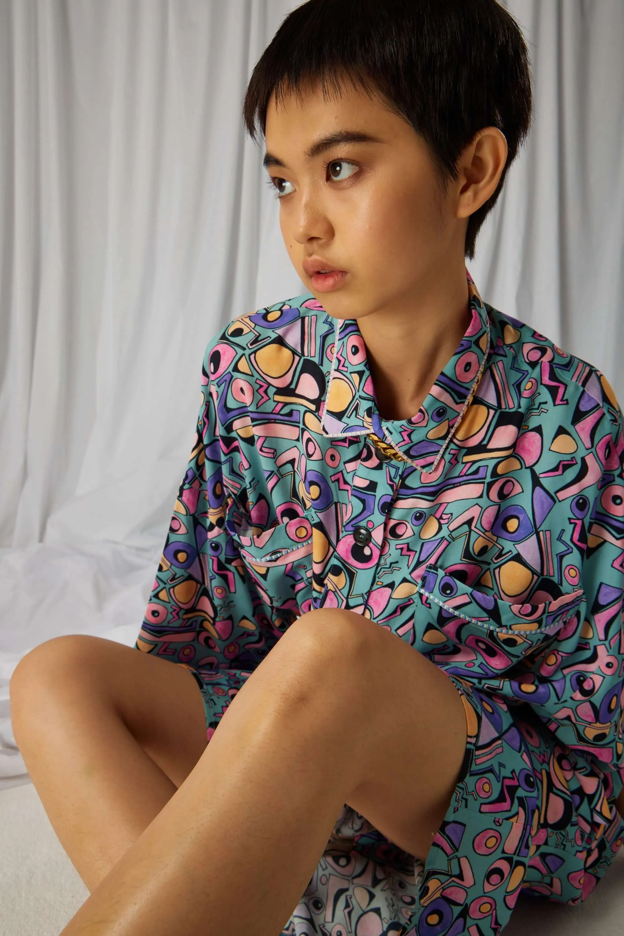 Chemise Astrée en impression Miami Factory