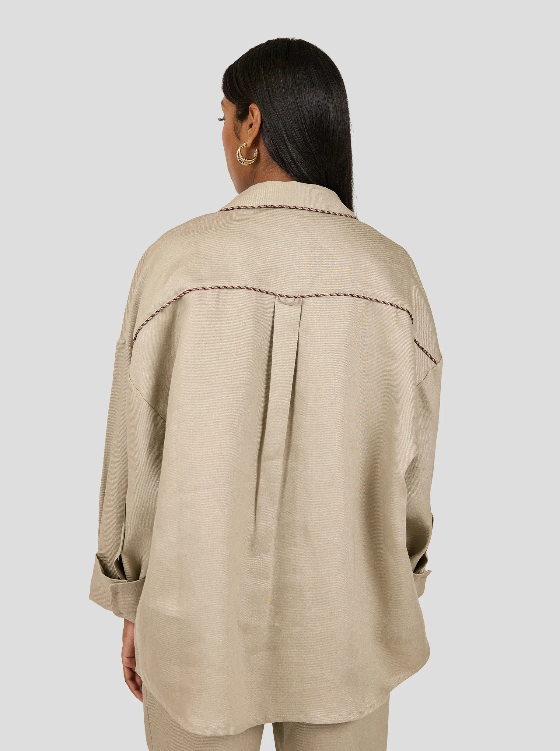 Chemise Astree en lin sable