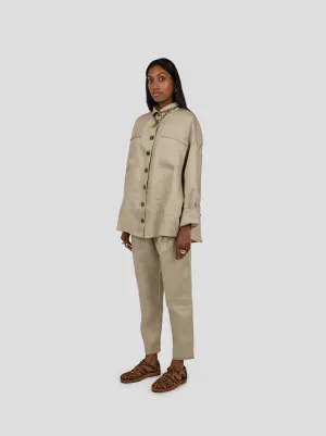 Chemise Astree en lin sable