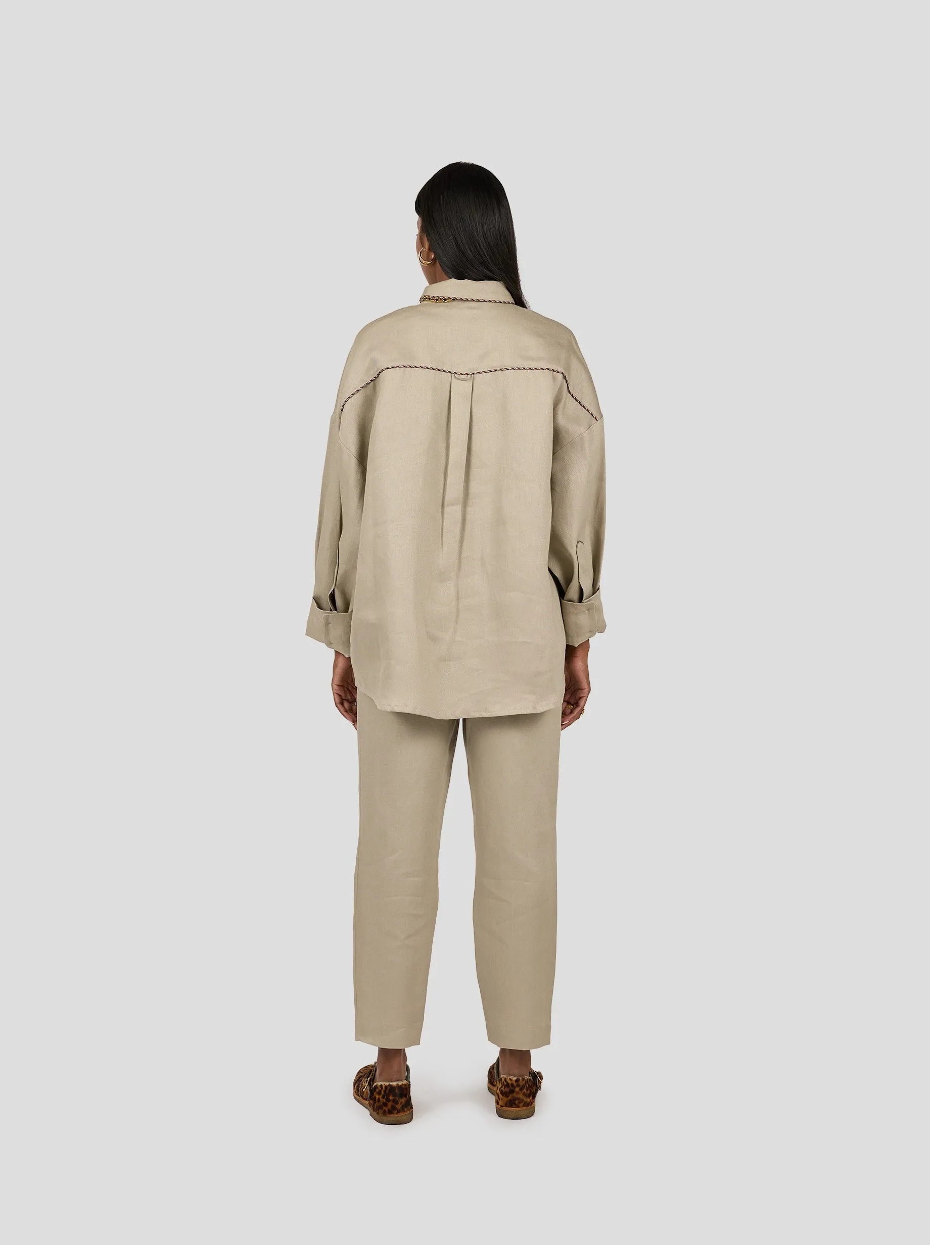 Chemise Astree en lin sable