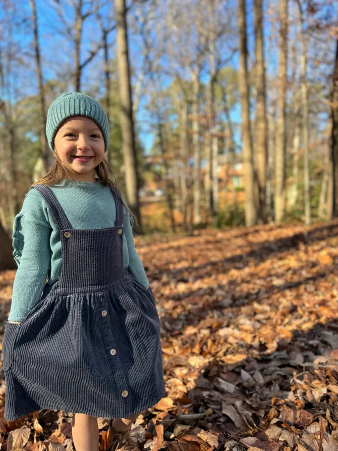 Tablier d'automne - Charbon Bleu par Vignette - VENTE FINALE