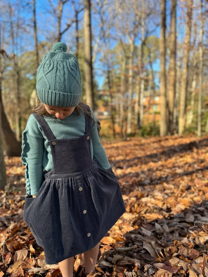 Tablier d'automne - Charbon Bleu par Vignette - VENTE FINALE