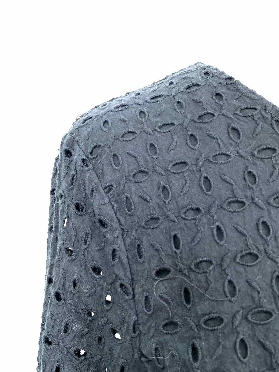 AVEC LES FILLES Robe Femme Manches Cloche Brodées Taille M Noir
