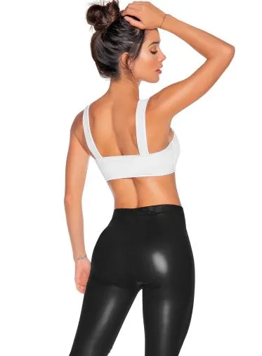 Babalu 9745 Haut de soutien-gorge à pince devant côtelé