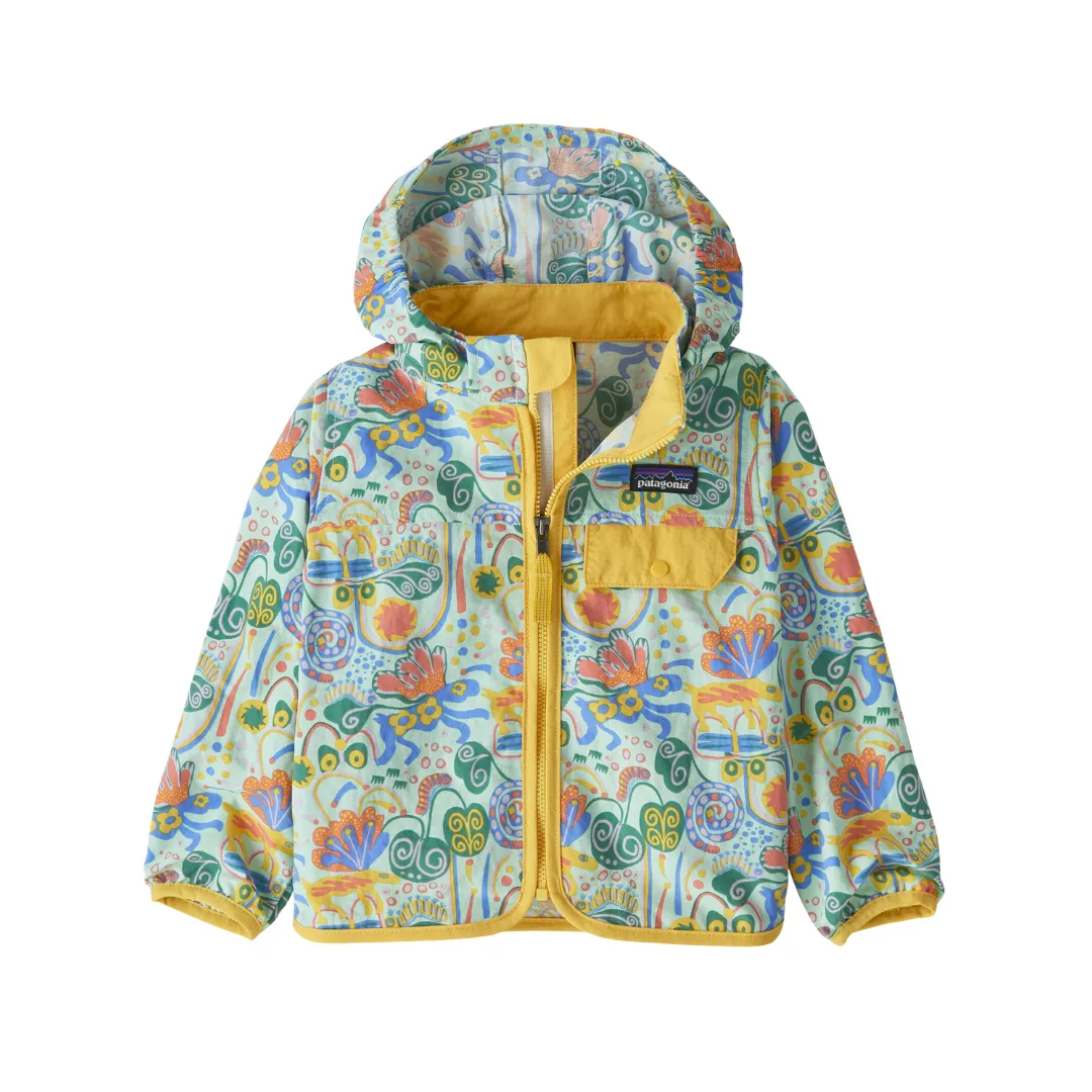Veste Baby Baggies - Meadow Moose : Vert Lavé par Patagonia