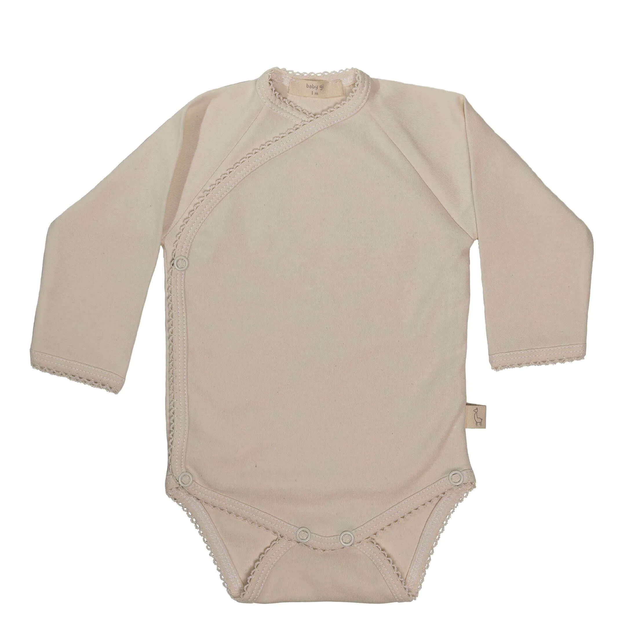 Bodysuit et pantalon bio beige pour bébé garçon