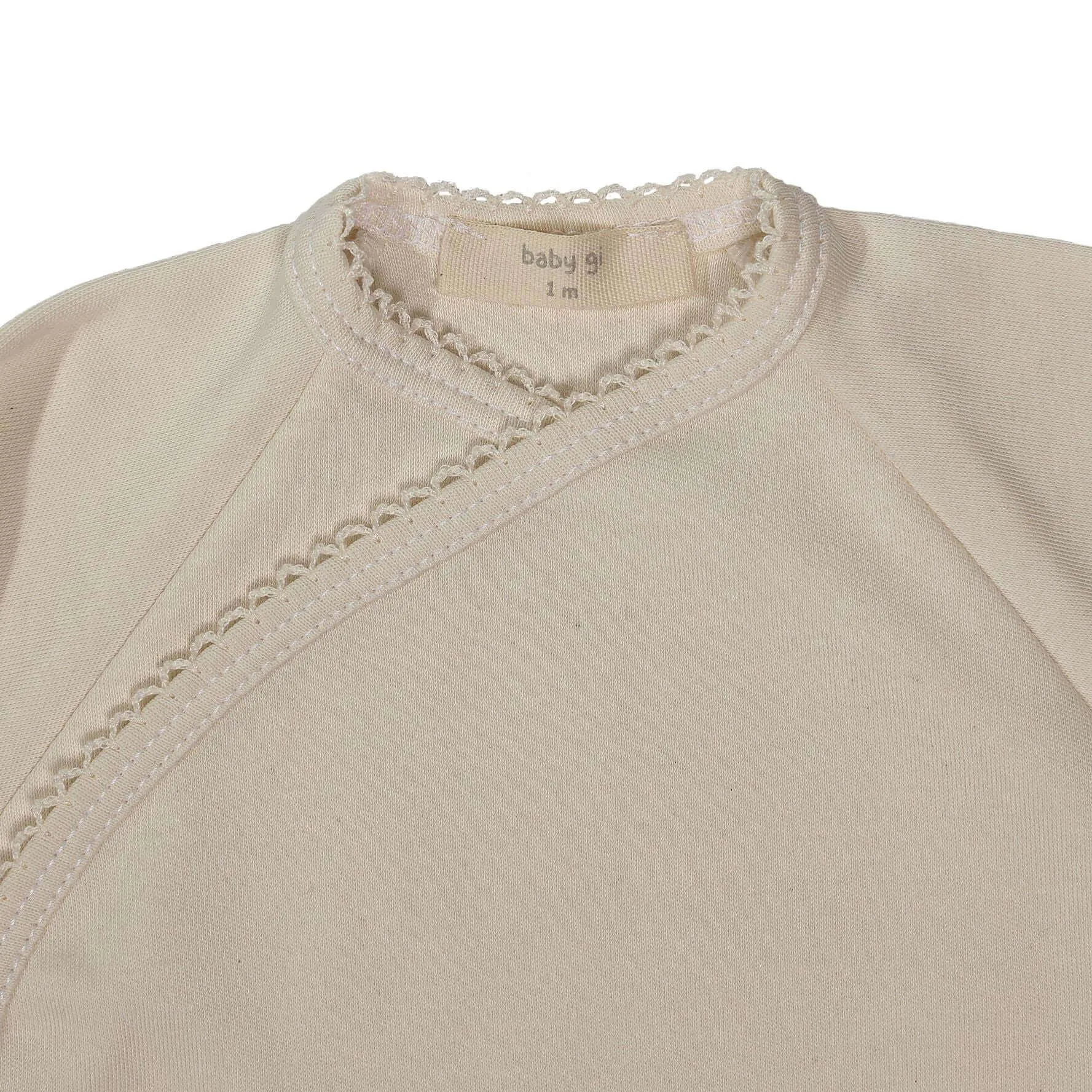 Bodysuit et pantalon bio beige pour bébé garçon
