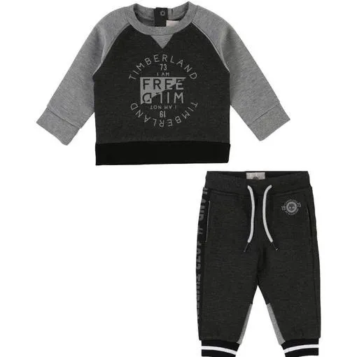 Ensemble de survêtement noir pour bébé garçon