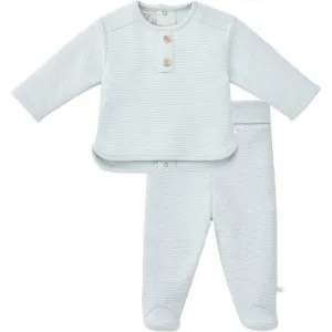Ensemble en Coton Bleu Lagon pour Bébé Garçon