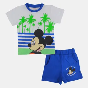 Pyjama en coton pour bébé garçon – Imprimé Mickey Mouse