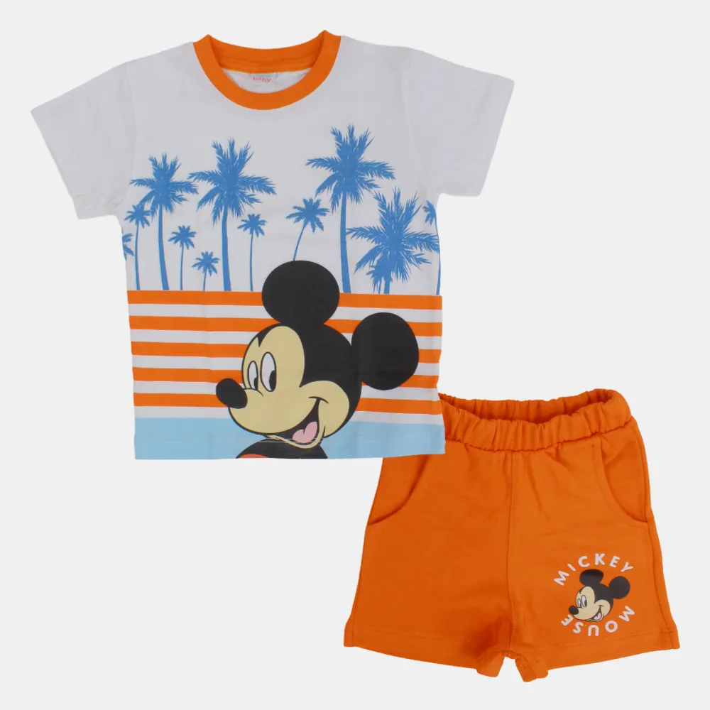 Pyjama en coton pour bébé garçon – Imprimé Mickey Mouse