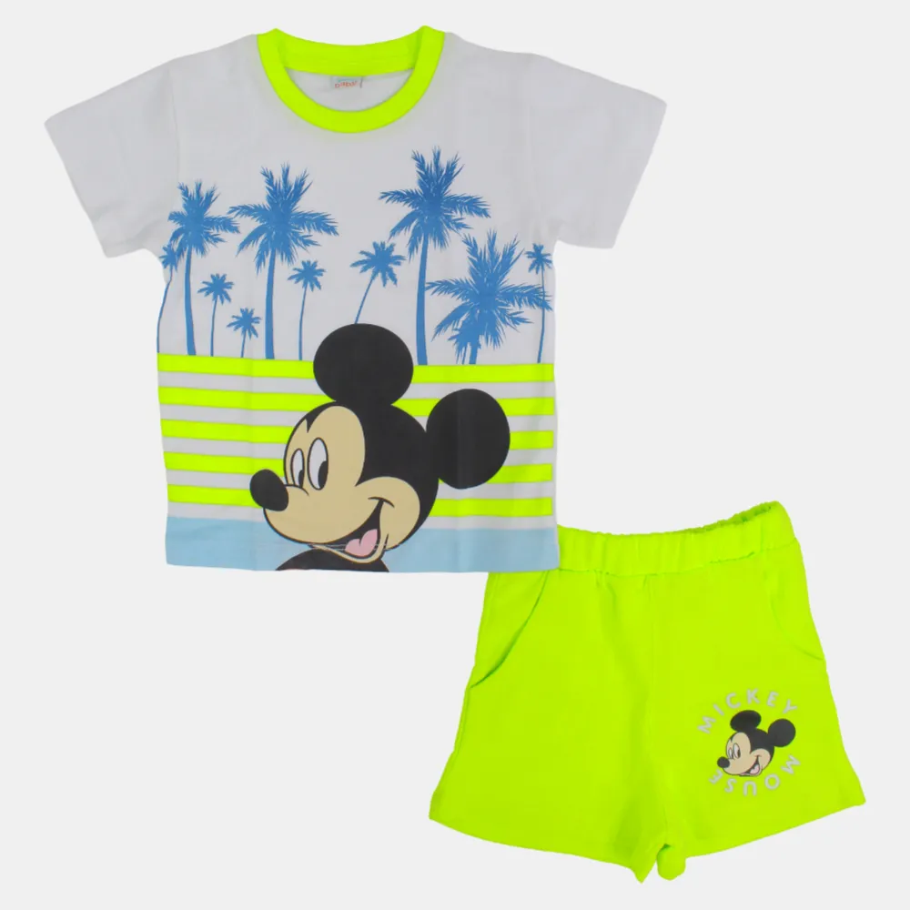 Pyjama en coton pour bébé garçon – Imprimé Mickey Mouse