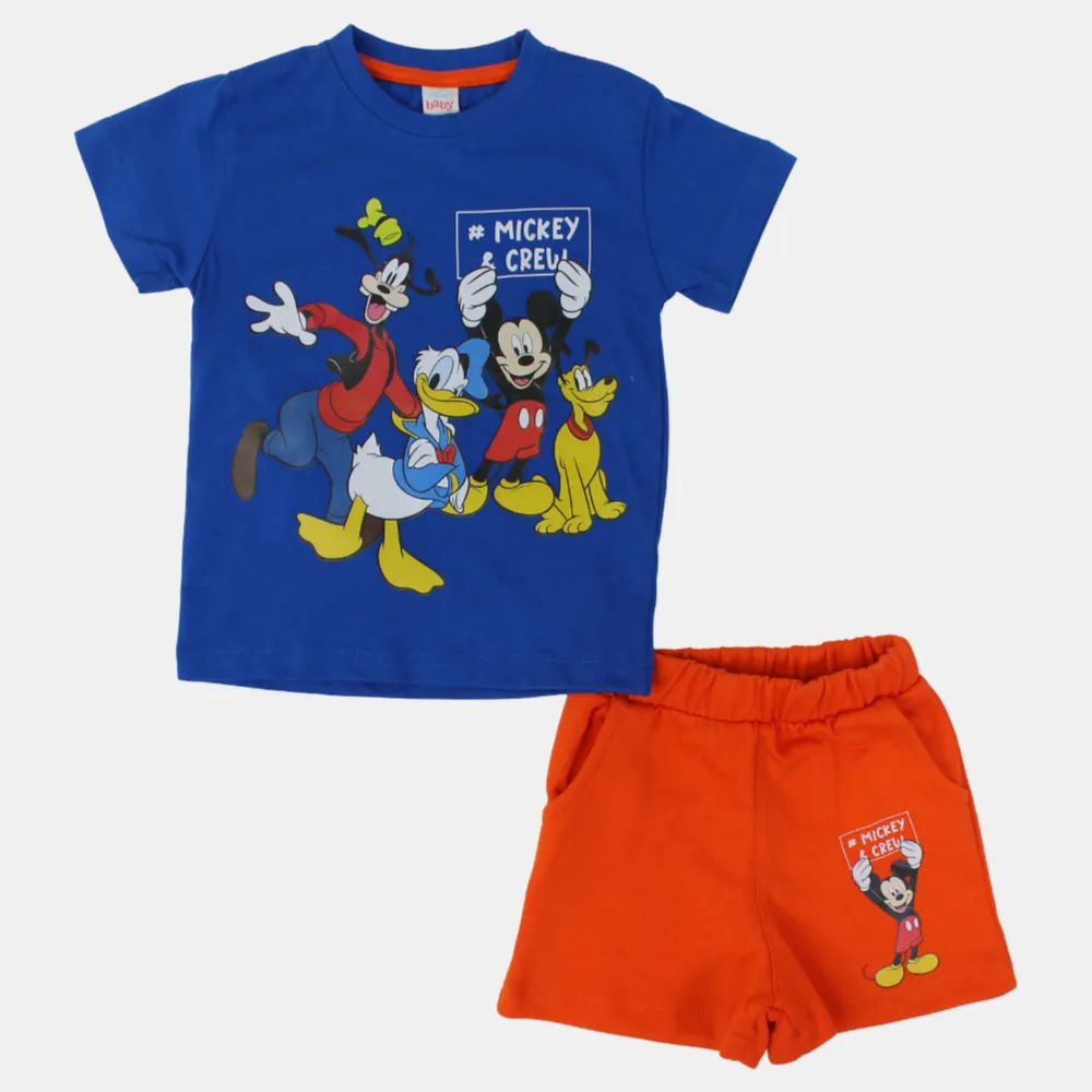 Pyjama en coton pour bébé garçon – Équipage Mickey Mouse