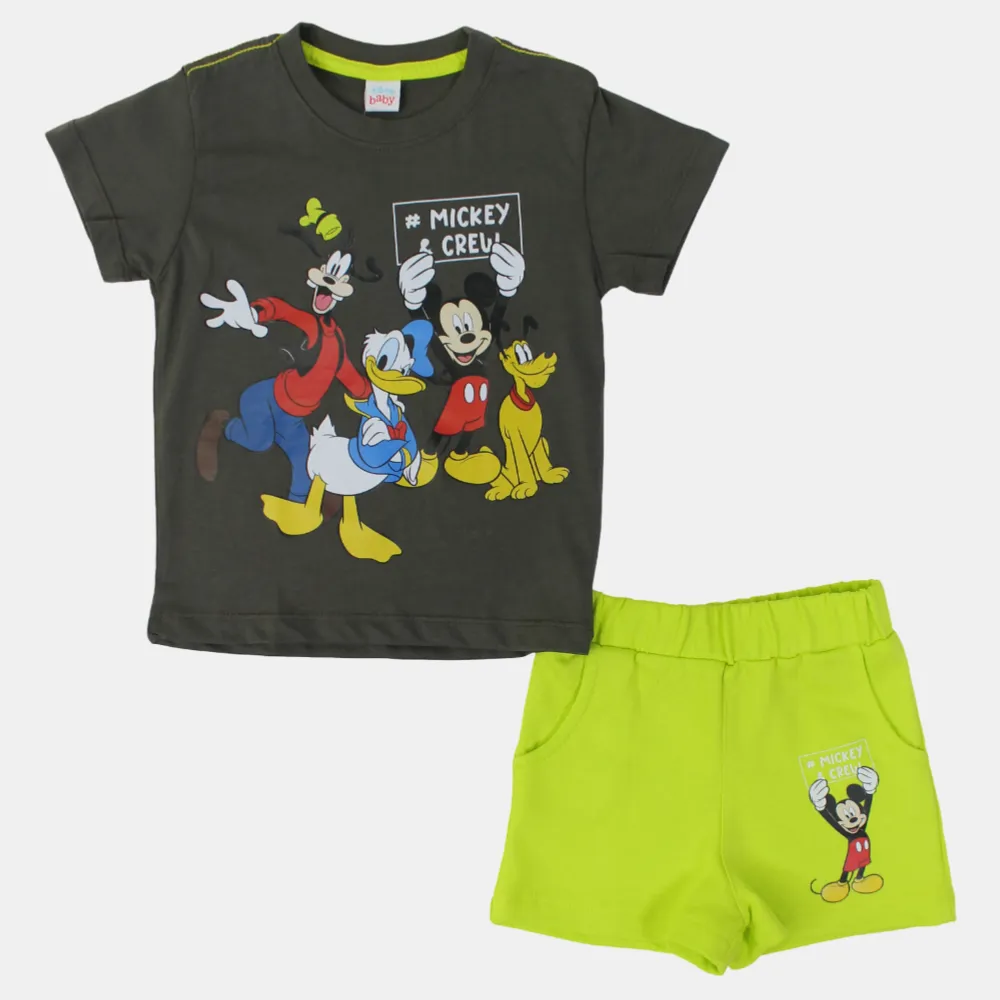 Pyjama en coton pour bébé garçon – Équipage Mickey Mouse
