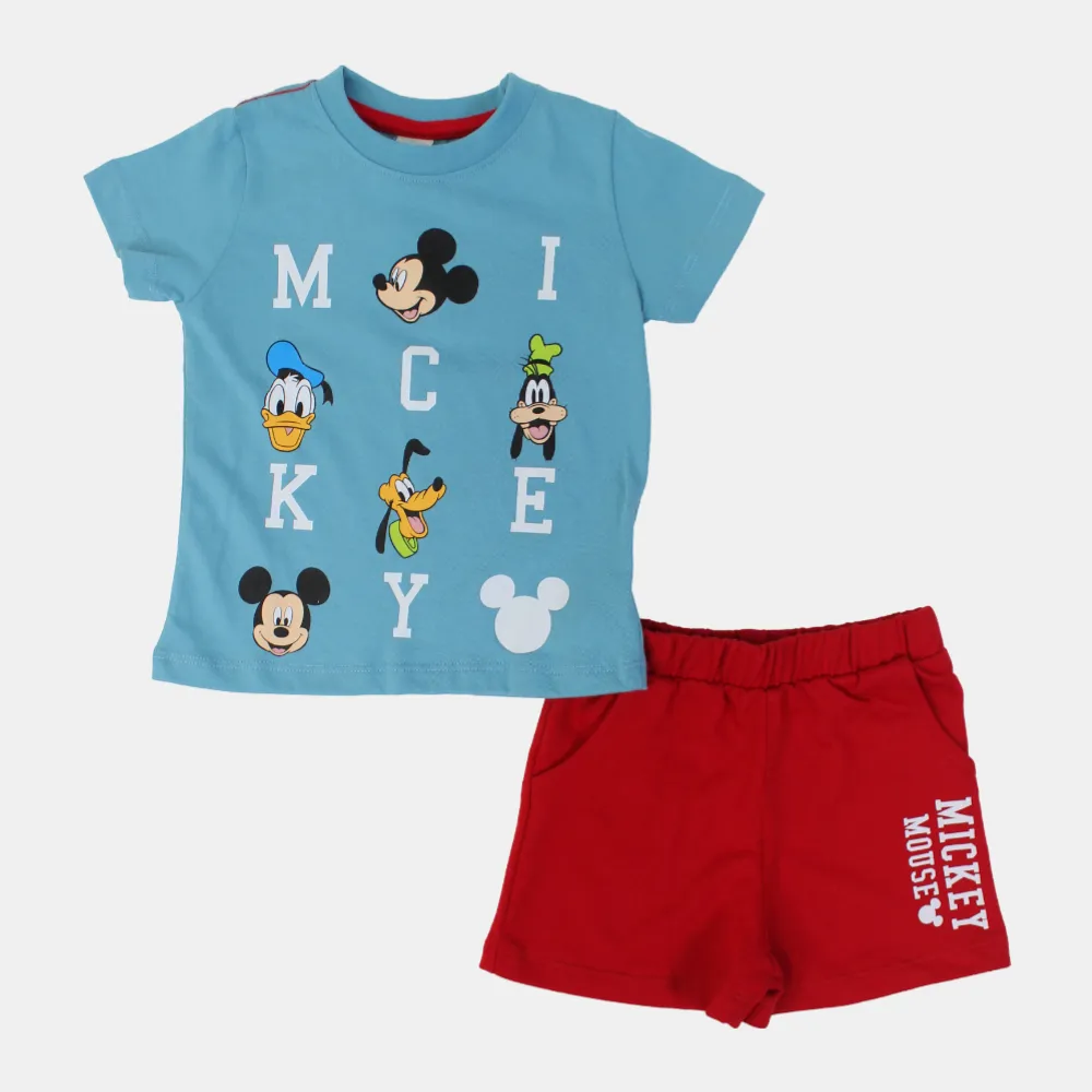 Pyjama en coton pour bébé garçon – Imprimé Mickey Mouse
