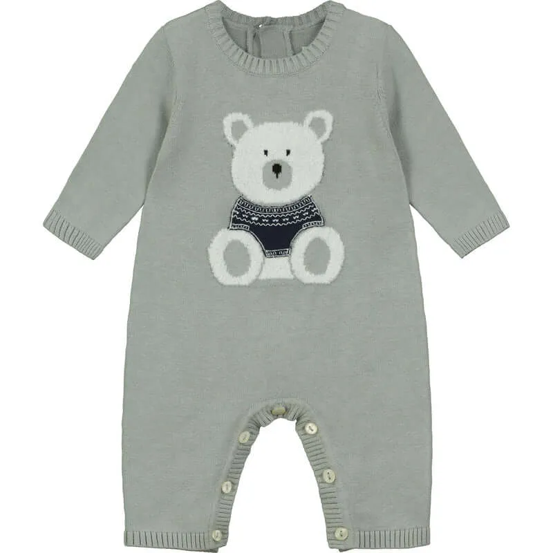Ensemble tricoté gris Easton pour bébé garçon