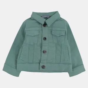 Veste à manches longues en gabardine pour bébé garçon