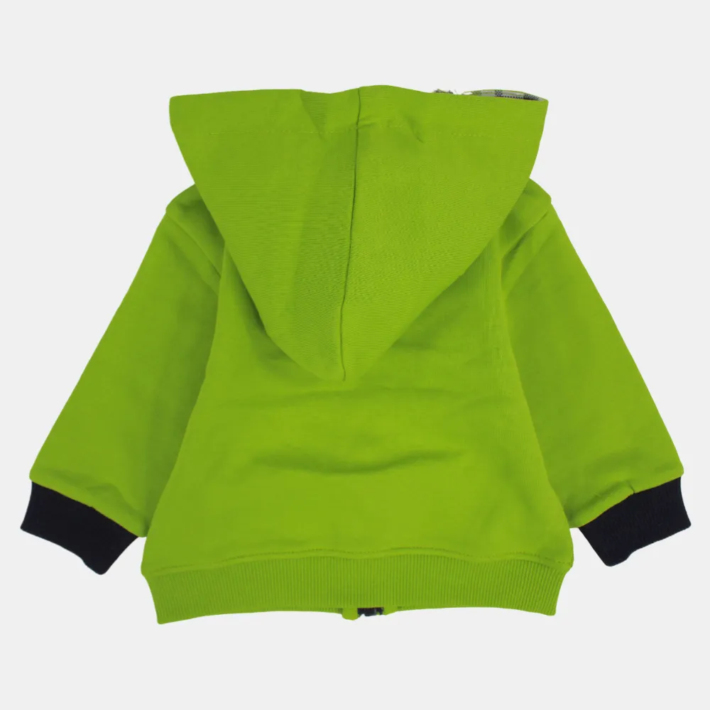 Veste à capuche crocodile verte pour bébé garçon