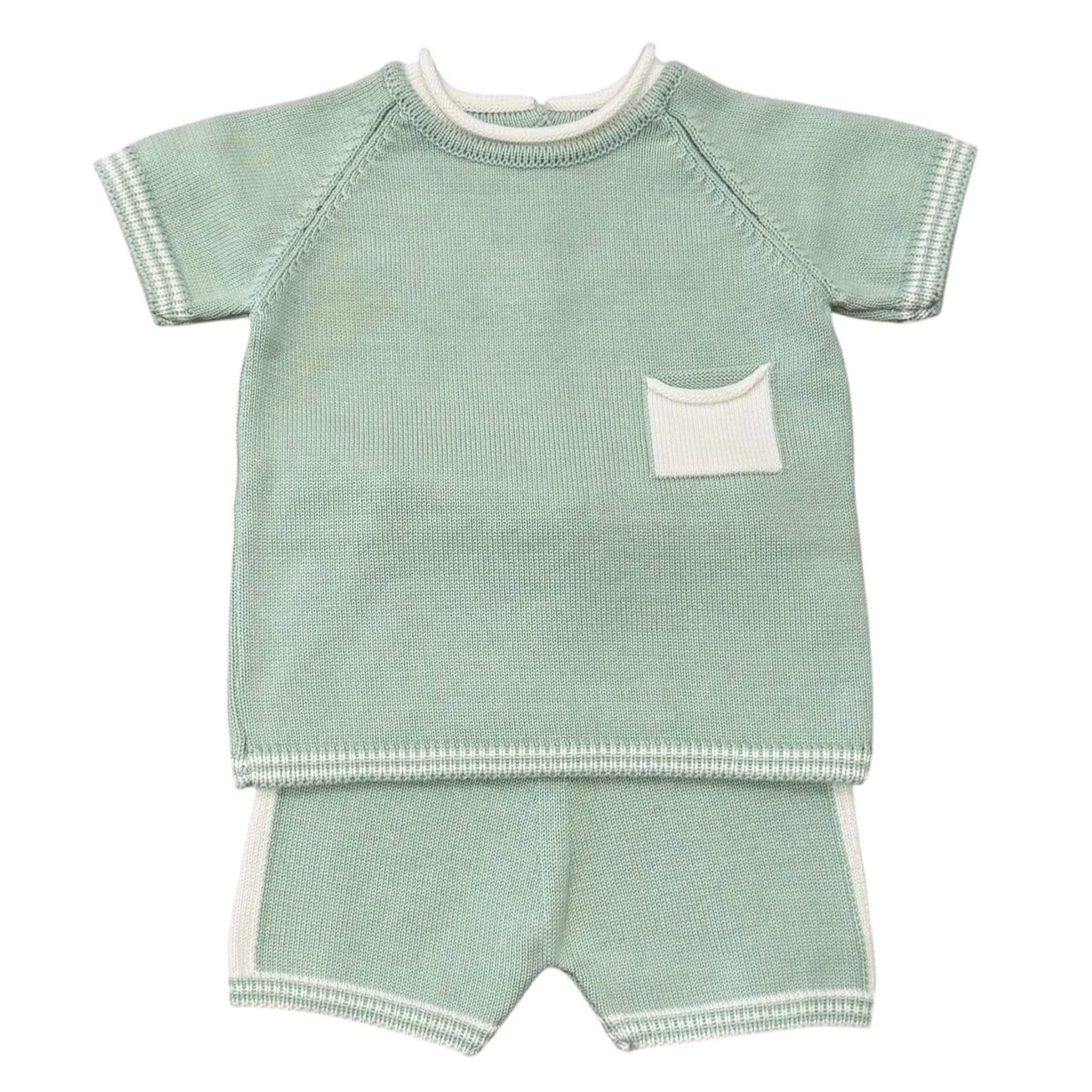 Ensemble Short Vert pour Bébé Garçon