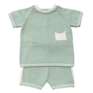 Ensemble Short Vert pour Bébé Garçon