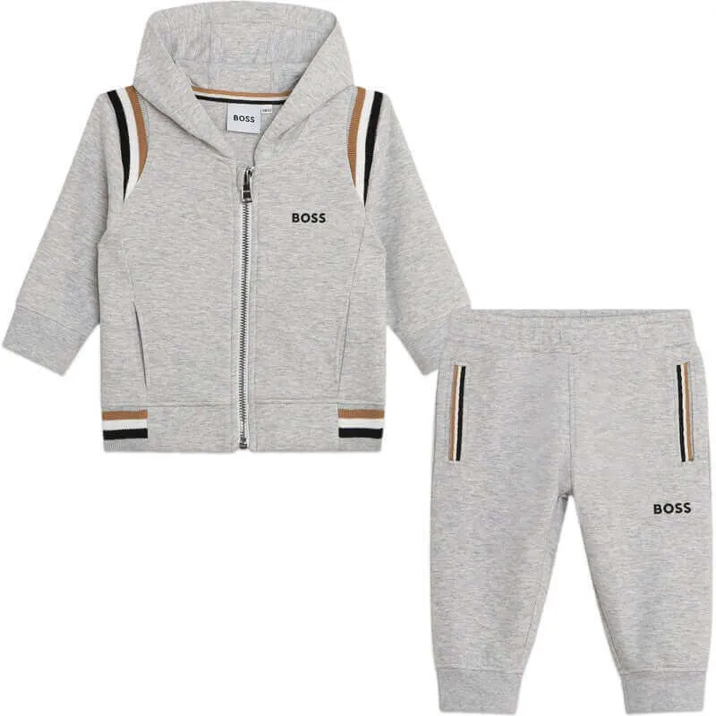 Survêtement avec logo gris pour bébé garçon