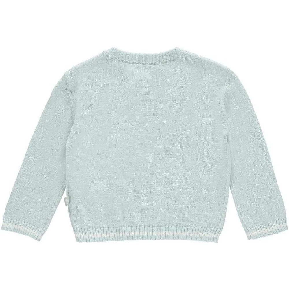 Pull et Leggings en Maille Bleu Pâle pour Bébé Garçon