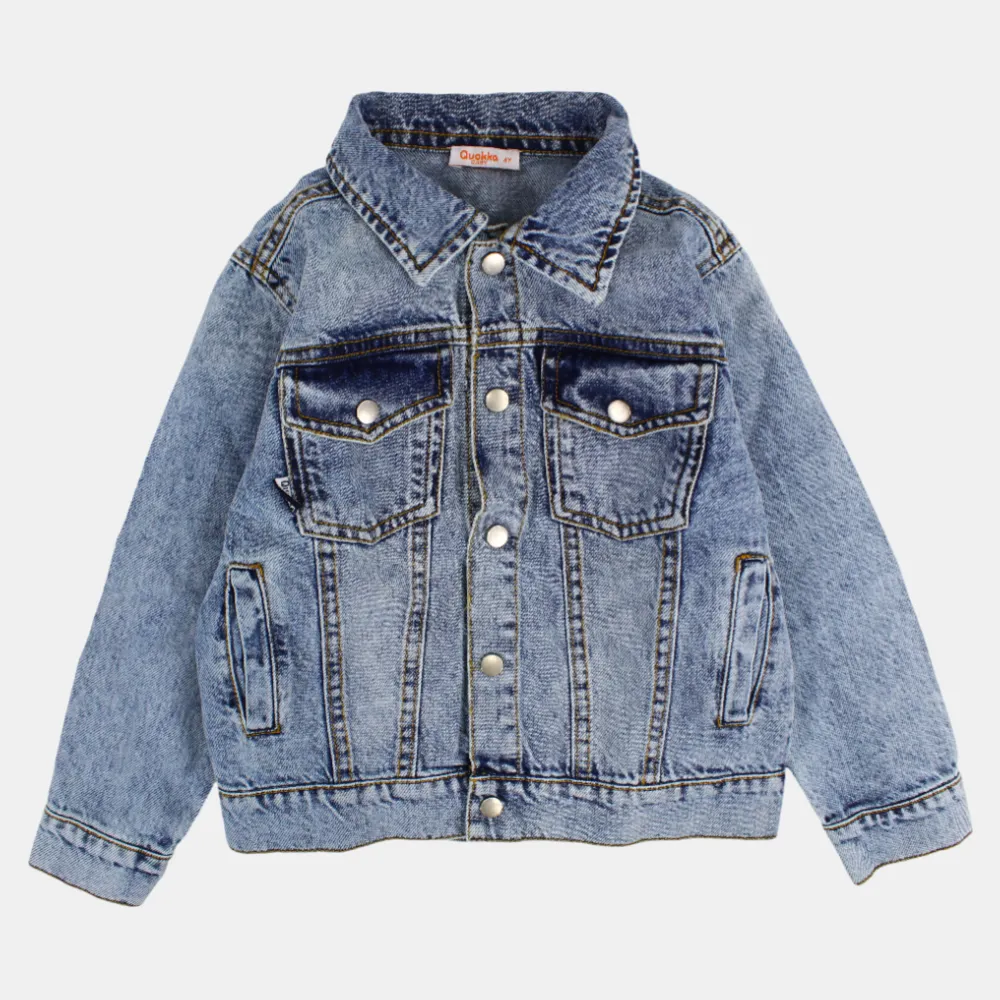 Veste en jean à manches longues pour bébé garçon