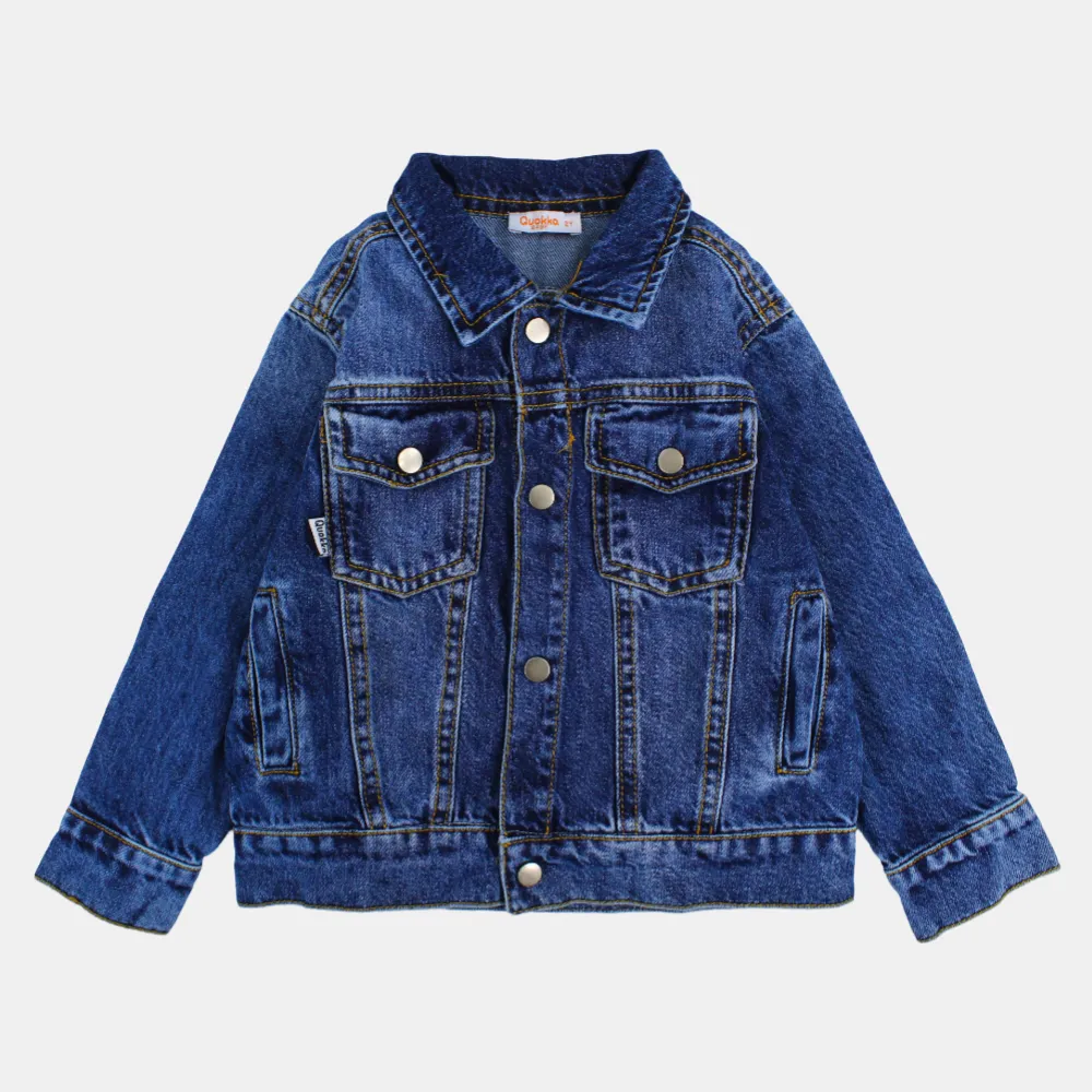 Veste en jean à manches longues pour bébé garçon