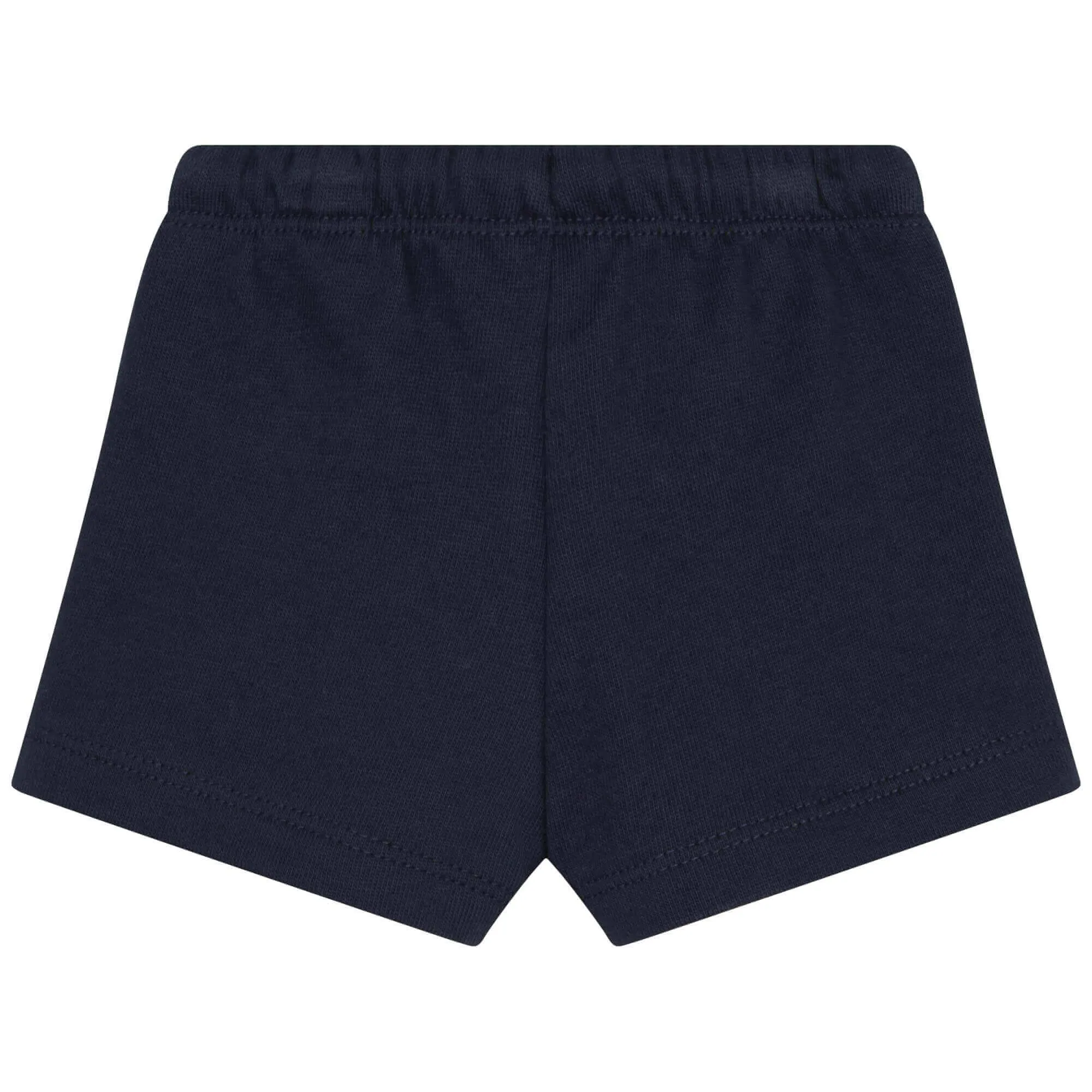 Ensemble de Shorts Éléphant Blanc et Bleu pour Bébé Garçon