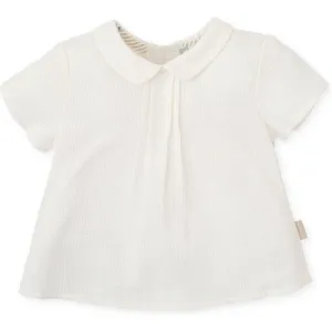 Chemise en lin blanc pour bébé garçon