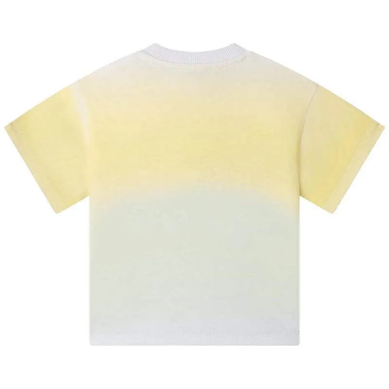 T-shirt pour garçons avec logo jaune et bleu