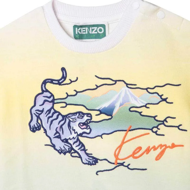 T-shirt pour garçons avec logo jaune et bleu