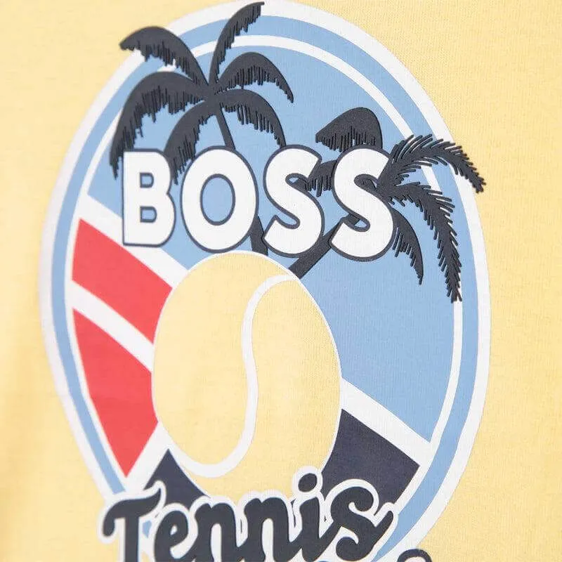 T-shirt à manches courtes jaune pour bébé garçon