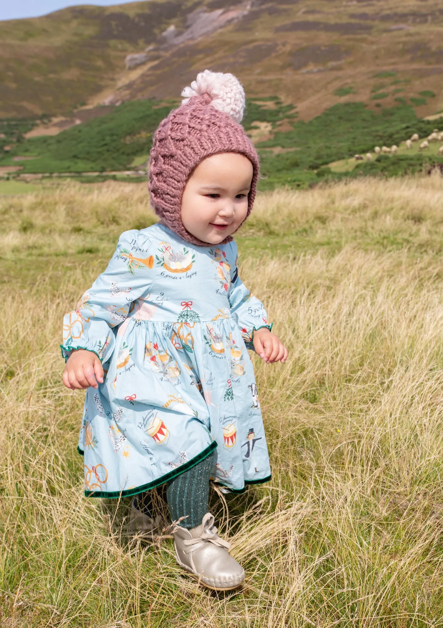 Ensemble de Robe Amma pour Bébé Fille - Les 12 Jours de Noël