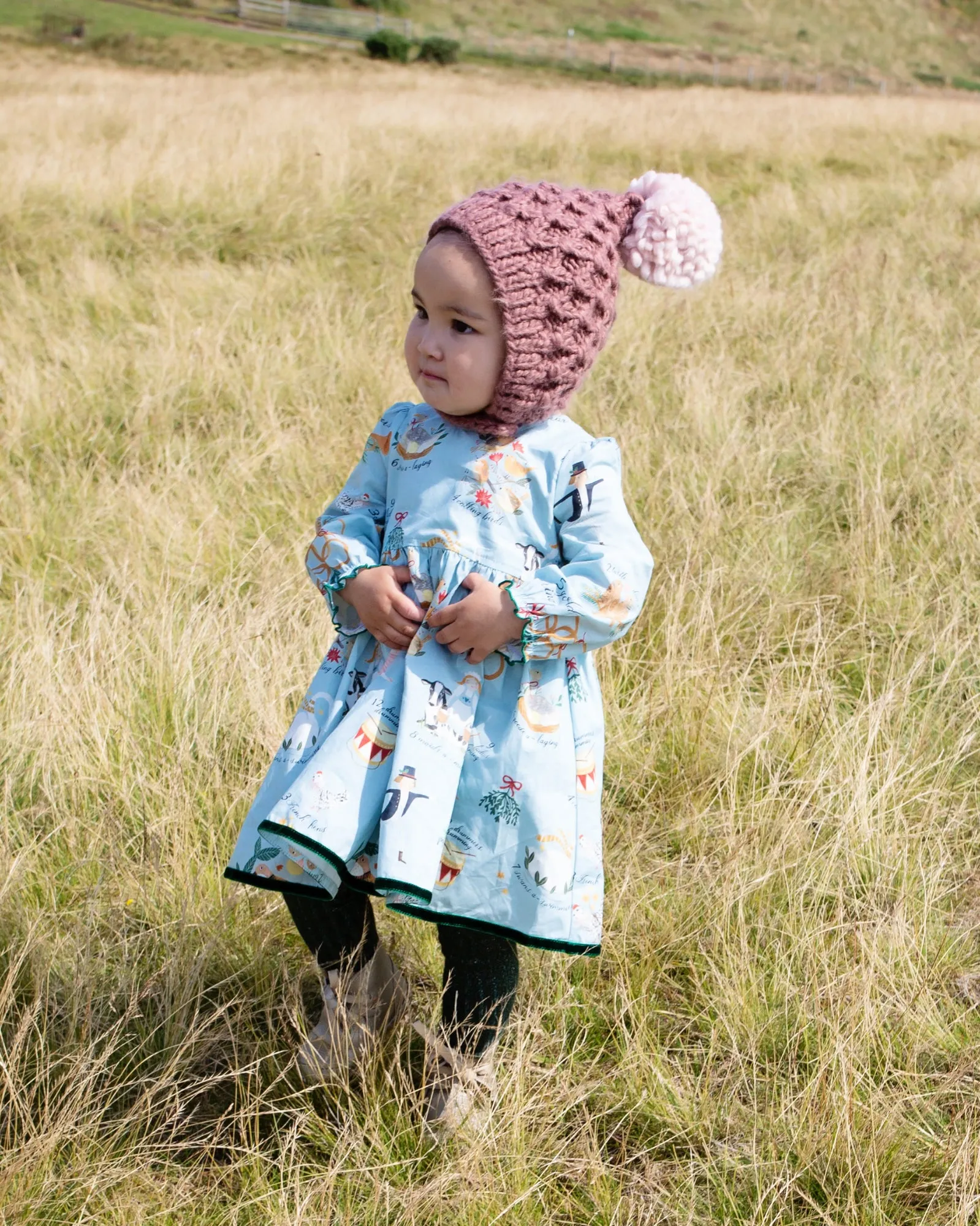 Ensemble de Robe Amma pour Bébé Fille - Les 12 Jours de Noël