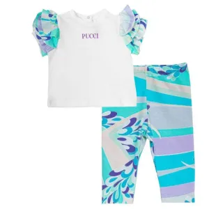 Ensemble de Leggings Bleu Lilly pour Bébé Fille