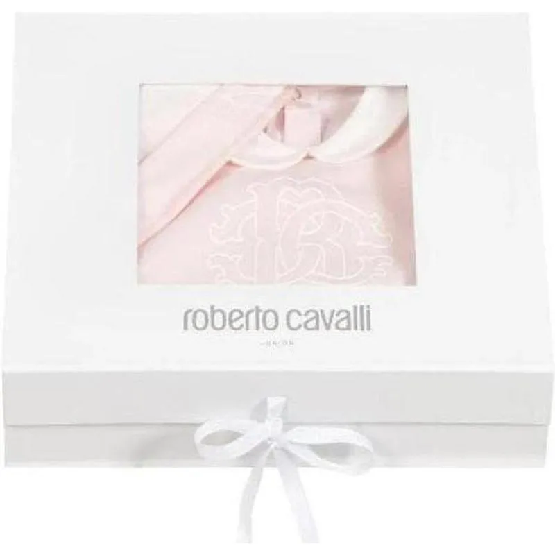 Ensemble Cadeau Body Bébé Fille Rose Pâle Cavalli