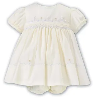 Robe et bloomers citron pour bébé fille